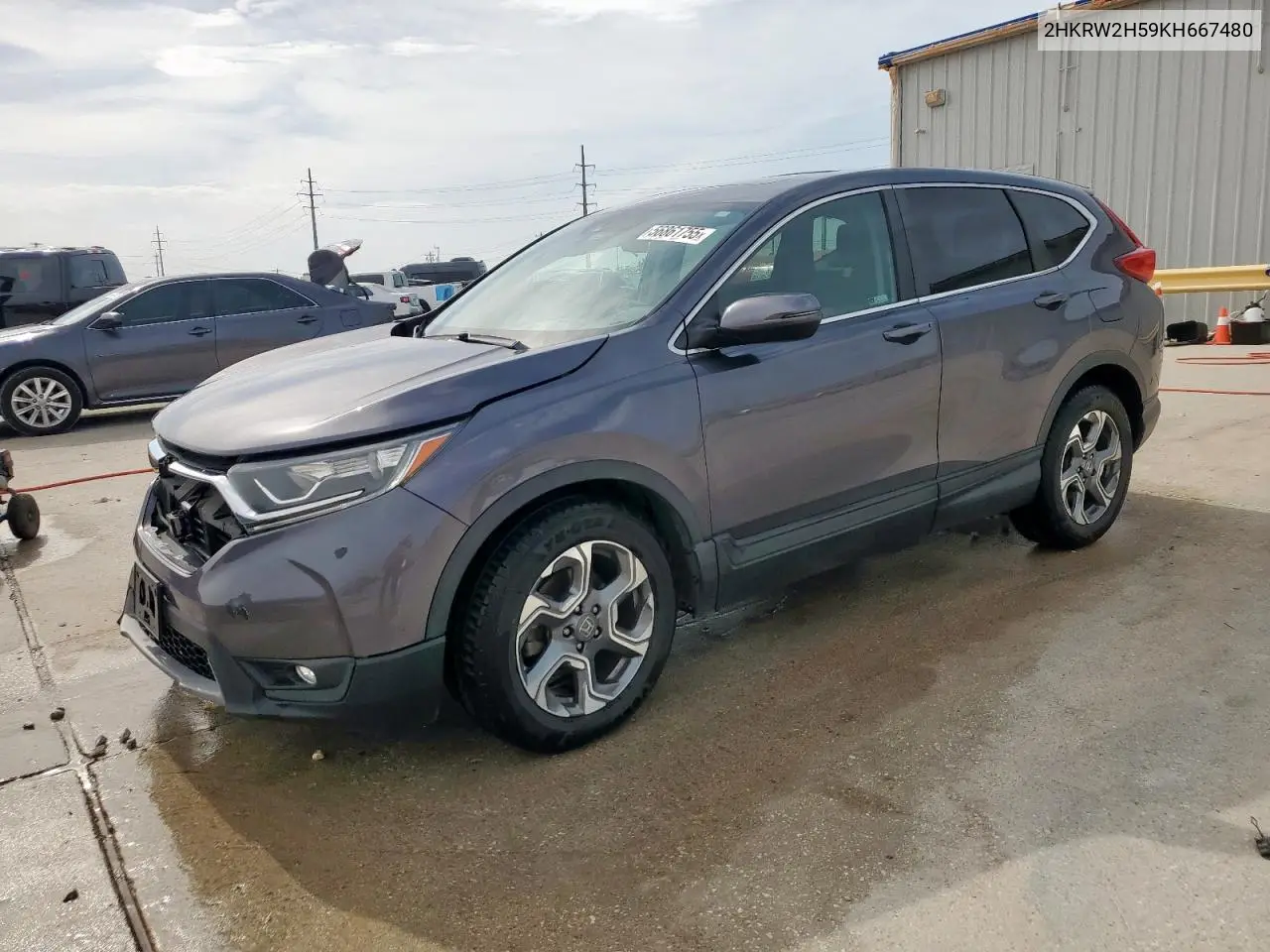 2hkrw2h59kh667480 2HKRW2H59KH667480 2019 Honda Cr-V Ex
