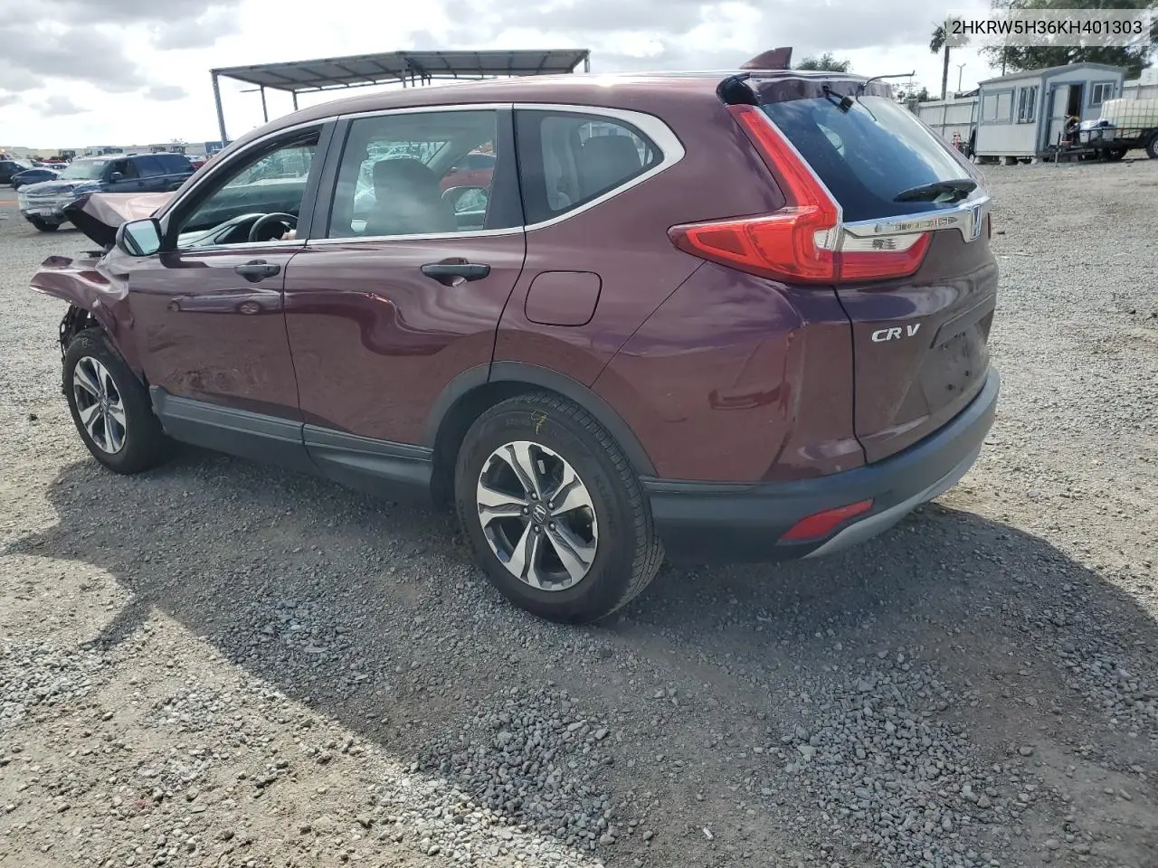 2019 Honda Cr-V Lx VIN: 2HKRW5H36KH401303 Lot: 56906475