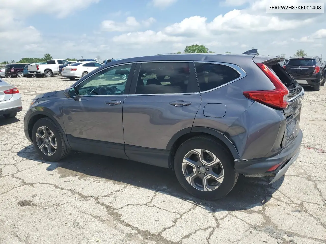 2019 Honda Cr-V Exl VIN: 7FARW2H87KE001408 Lot: 56912275