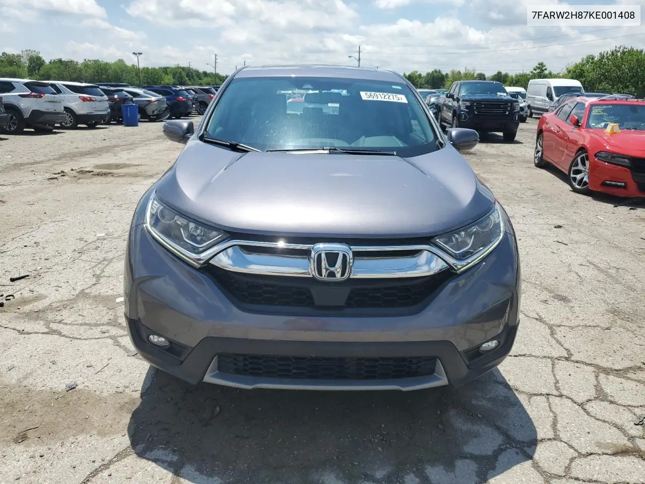 2019 Honda Cr-V Exl VIN: 7FARW2H87KE001408 Lot: 56912275