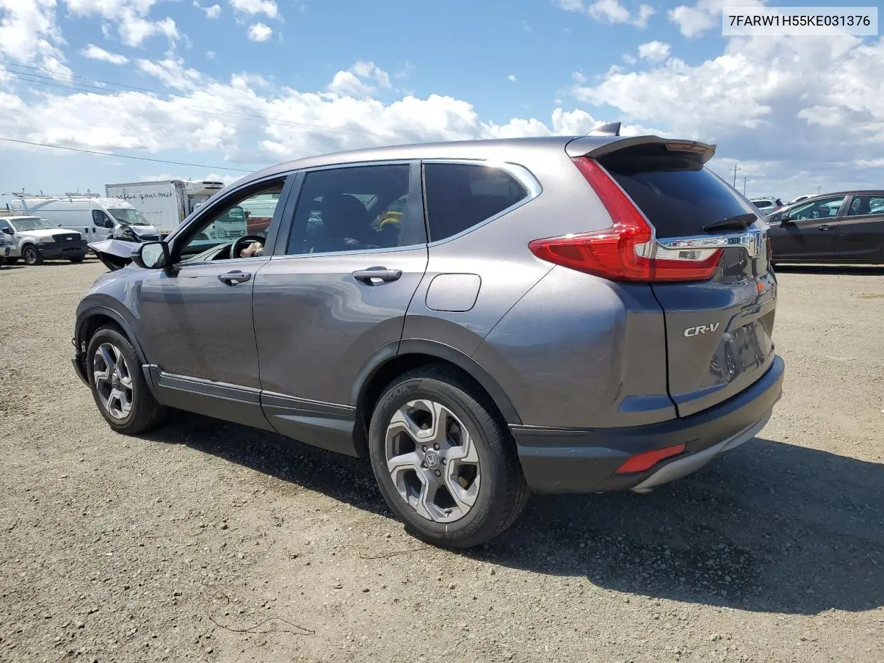 2019 Honda Cr-V Ex VIN: 7FARW1H55KE031376 Lot: 56971455