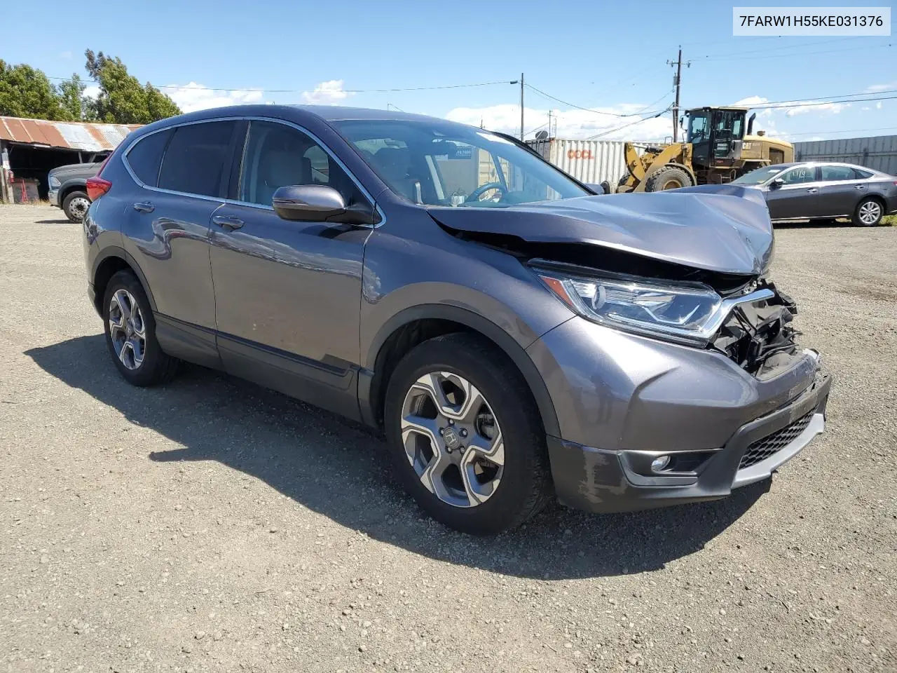 2019 Honda Cr-V Ex VIN: 7FARW1H55KE031376 Lot: 56971455