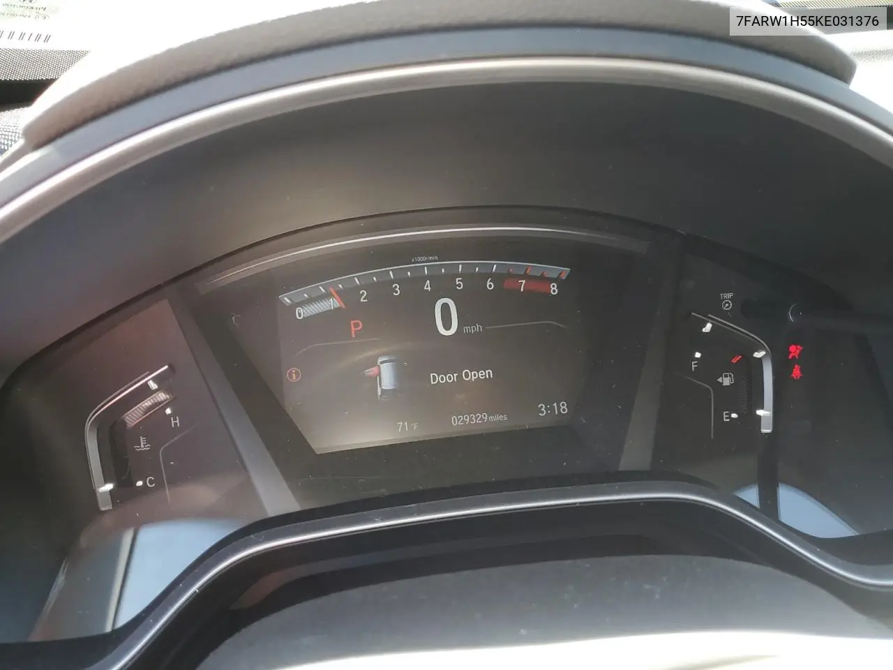 2019 Honda Cr-V Ex VIN: 7FARW1H55KE031376 Lot: 56971455