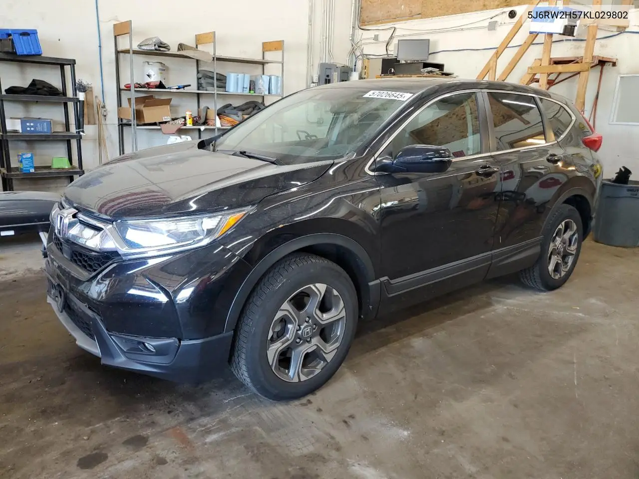 2019 Honda Cr-V Ex VIN: 5J6RW2H57KL029802 Lot: 57026645