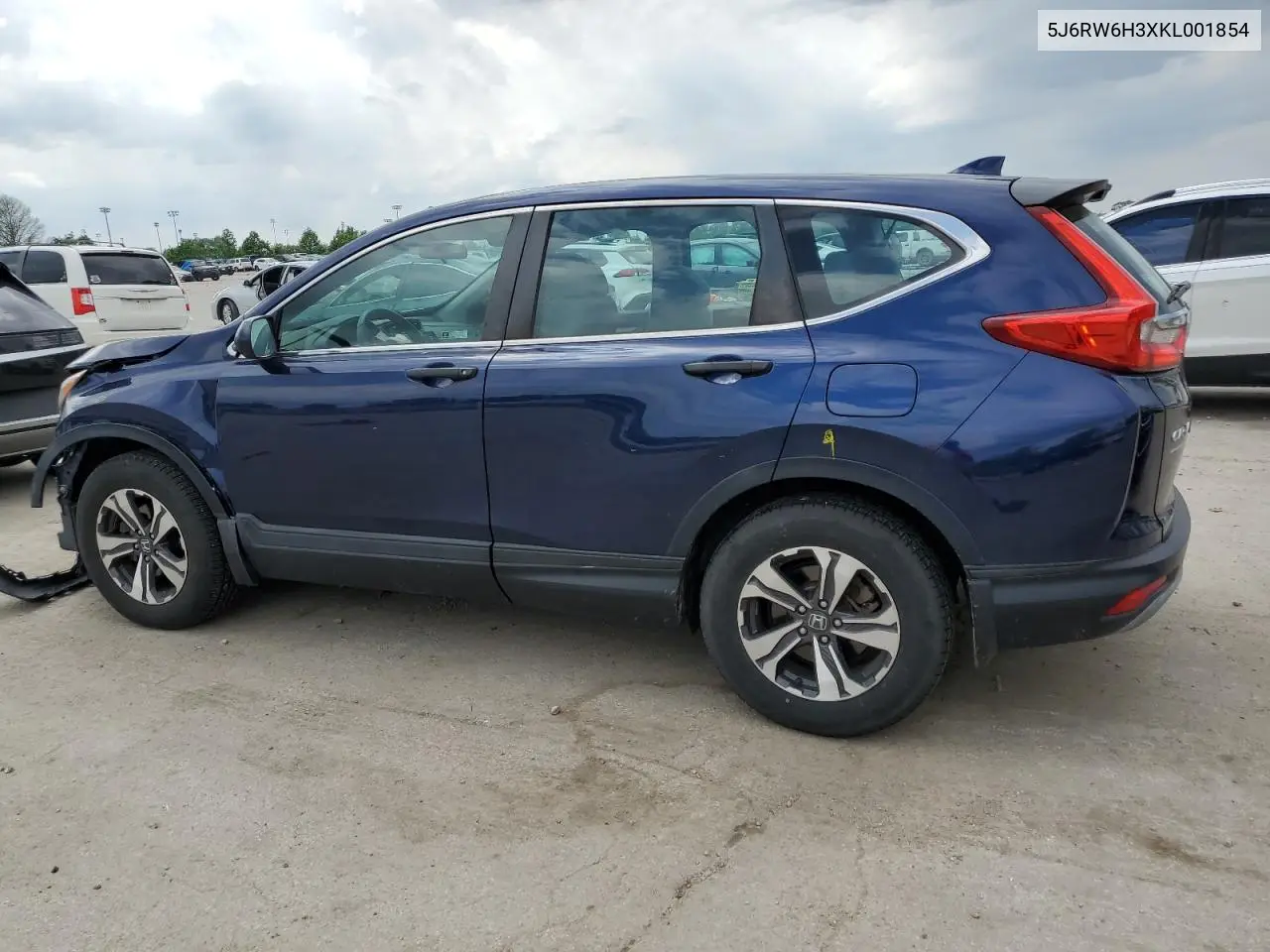 2019 Honda Cr-V Lx VIN: 5J6RW6H3XKL001854 Lot: 57101095