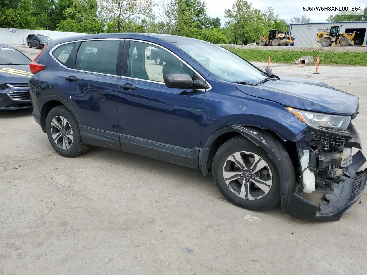 2019 Honda Cr-V Lx VIN: 5J6RW6H3XKL001854 Lot: 57101095