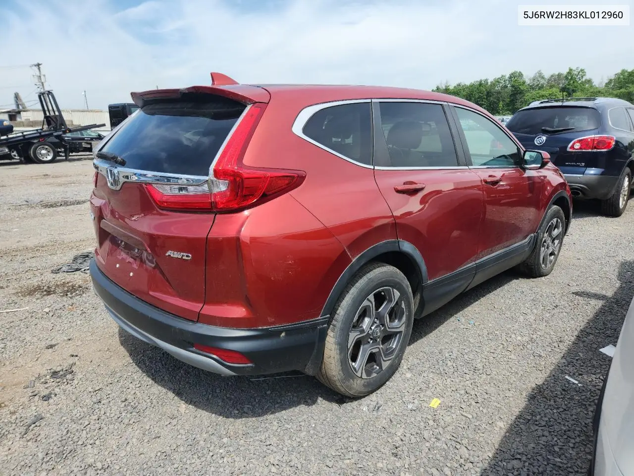 2019 Honda Cr-V Exl VIN: 5J6RW2H83KL012960 Lot: 59932435