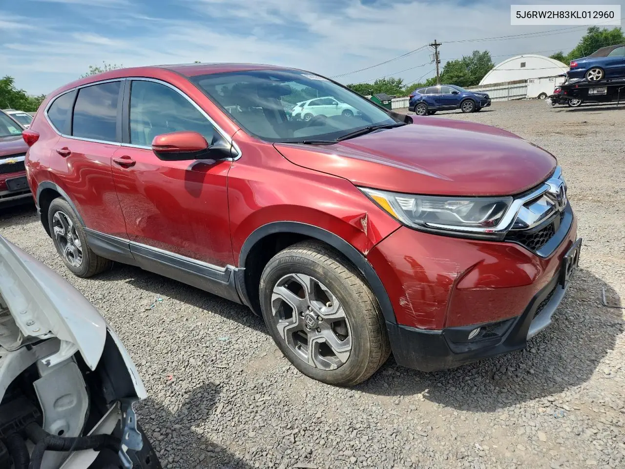 2019 Honda Cr-V Exl VIN: 5J6RW2H83KL012960 Lot: 59932435
