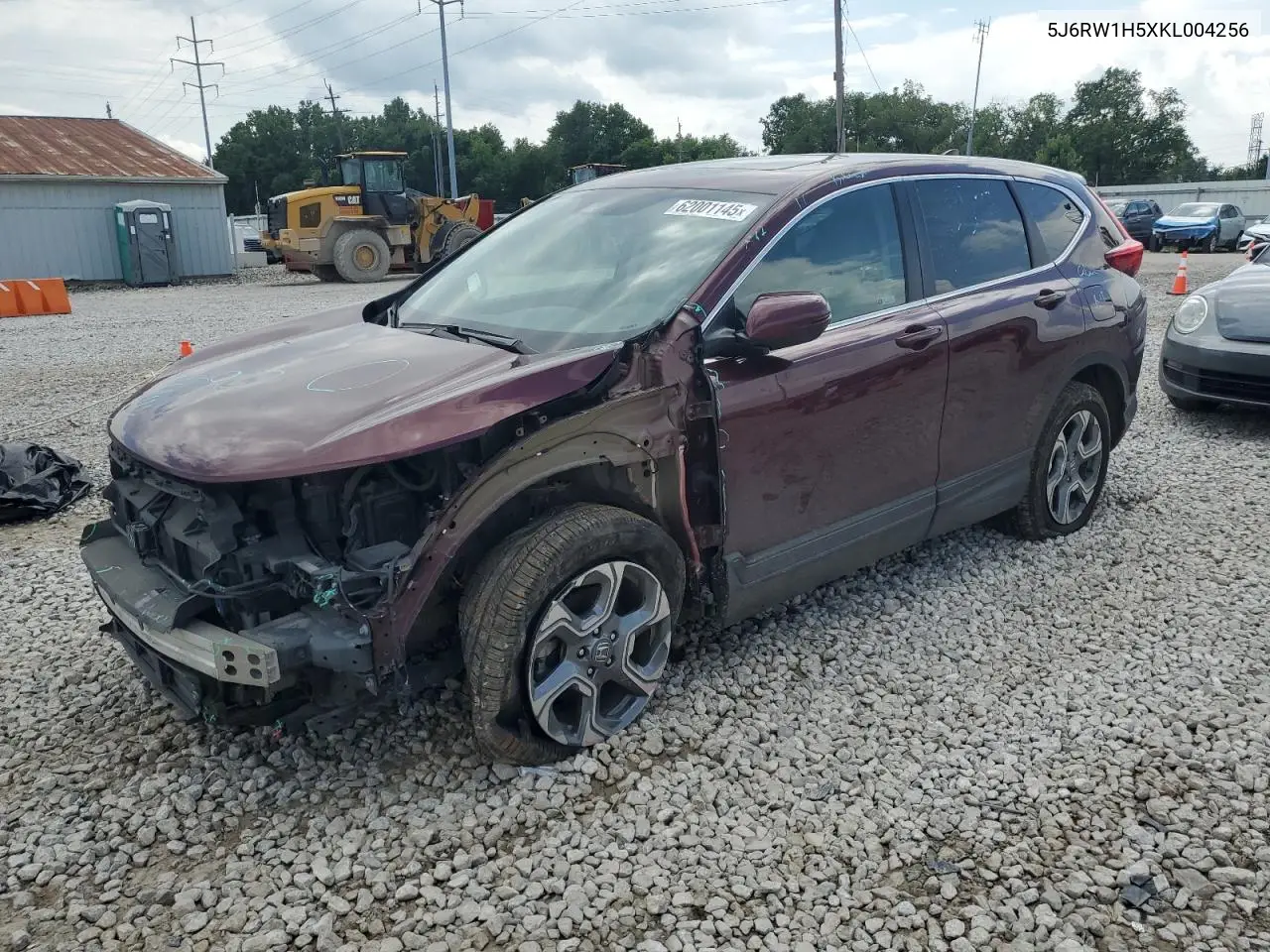 2019 Honda Cr-V Ex VIN: 5J6RW1H5XKL004256 Lot: 62001145