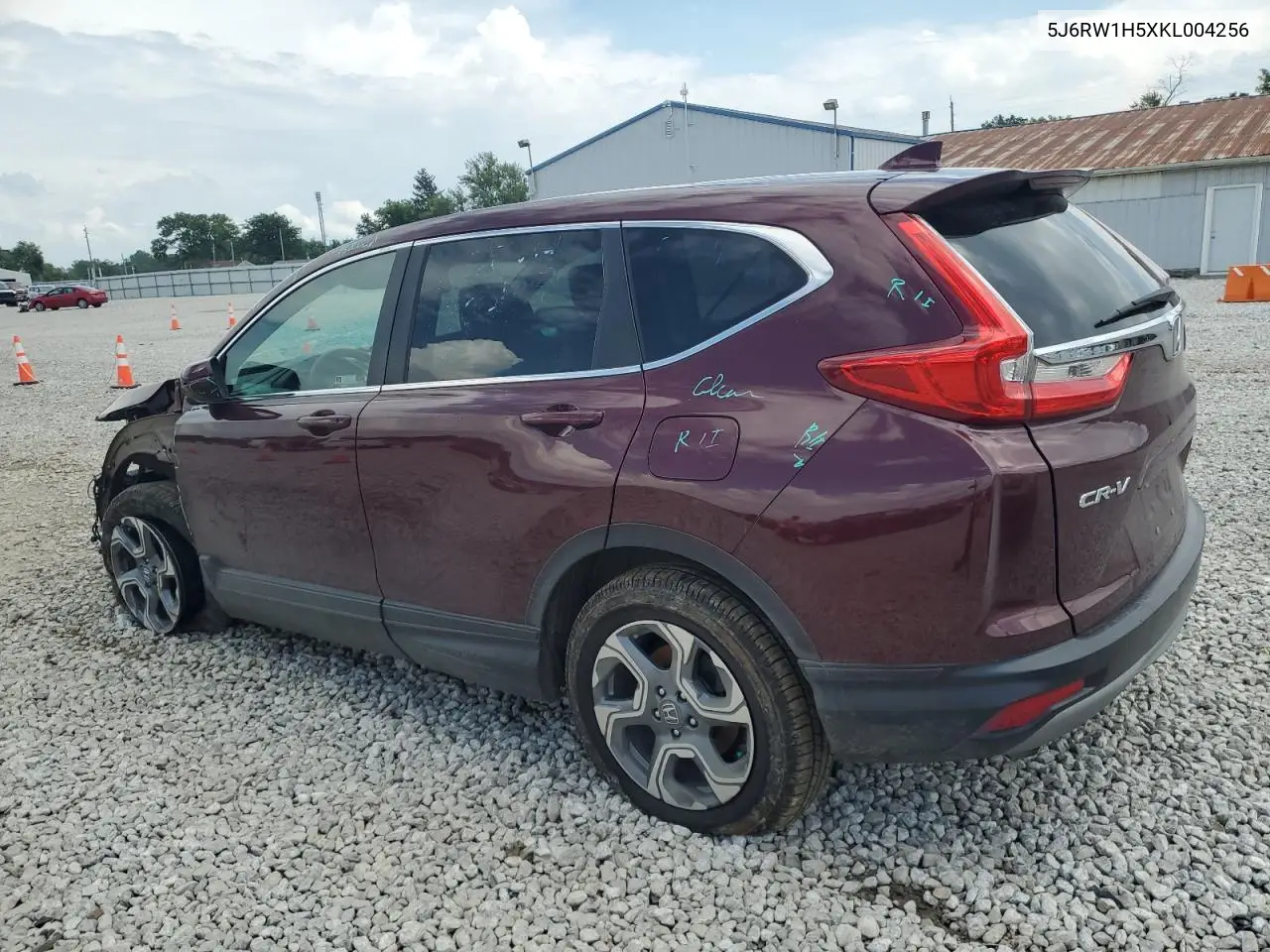 2019 Honda Cr-V Ex VIN: 5J6RW1H5XKL004256 Lot: 62001145