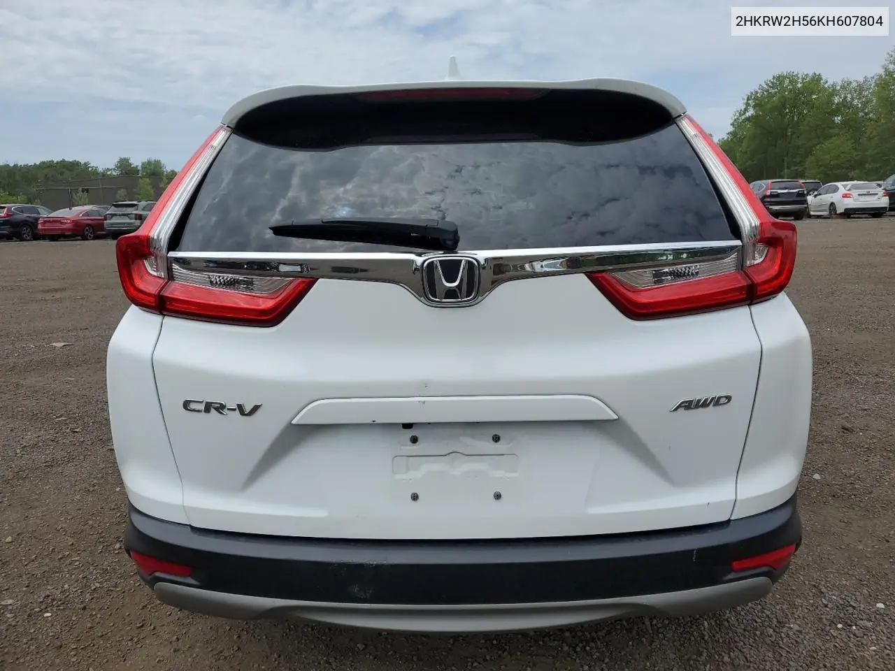 2019 Honda Cr-V Ex VIN: 2HKRW2H56KH607804 Lot: 62224085