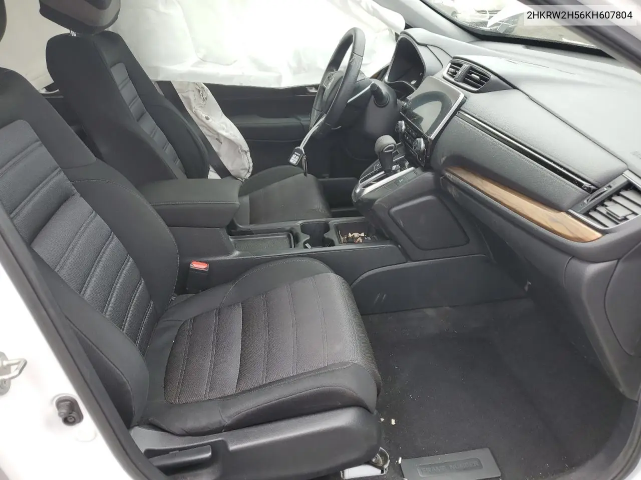2019 Honda Cr-V Ex VIN: 2HKRW2H56KH607804 Lot: 62224085