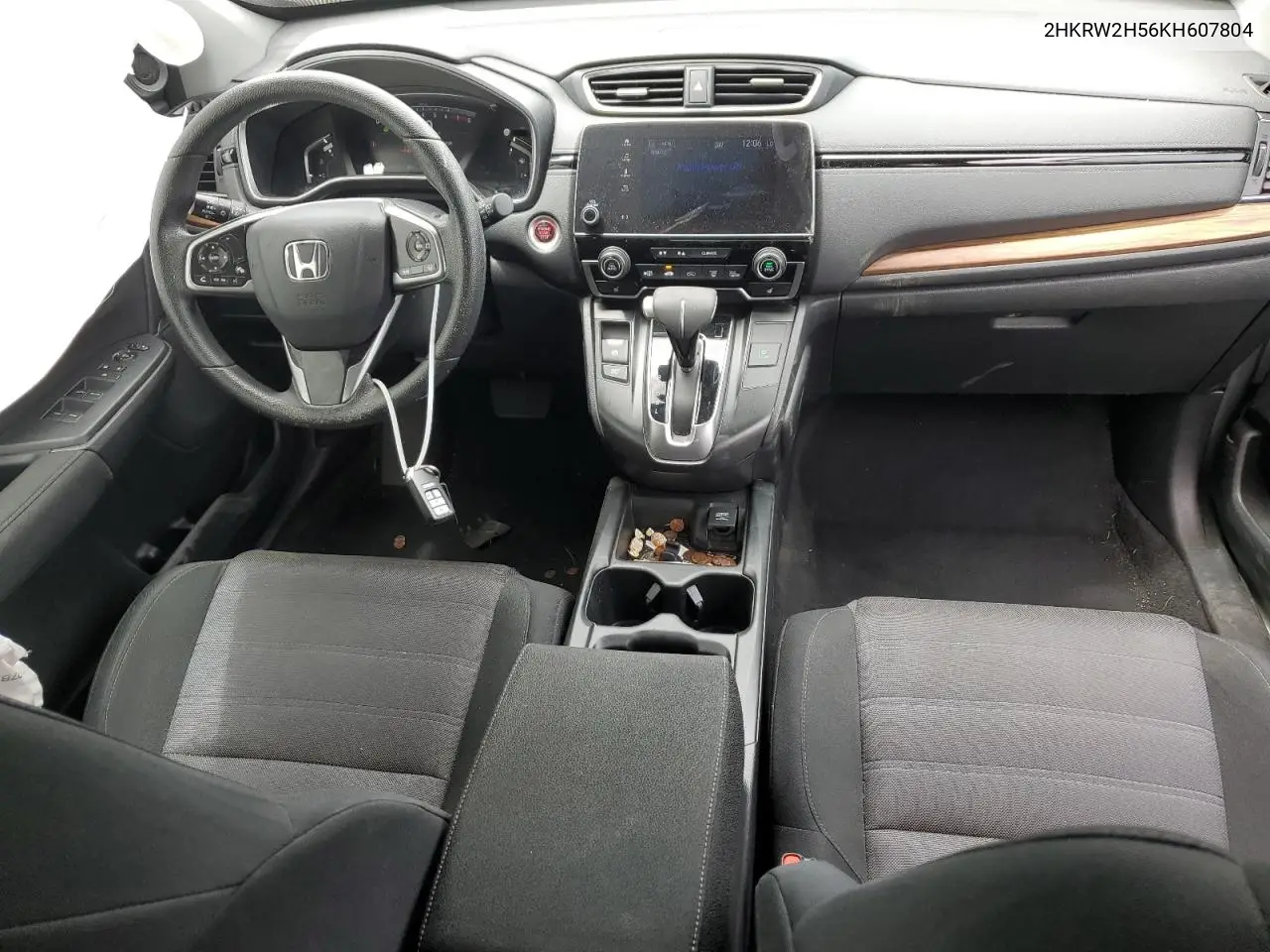 2019 Honda Cr-V Ex VIN: 2HKRW2H56KH607804 Lot: 62224085