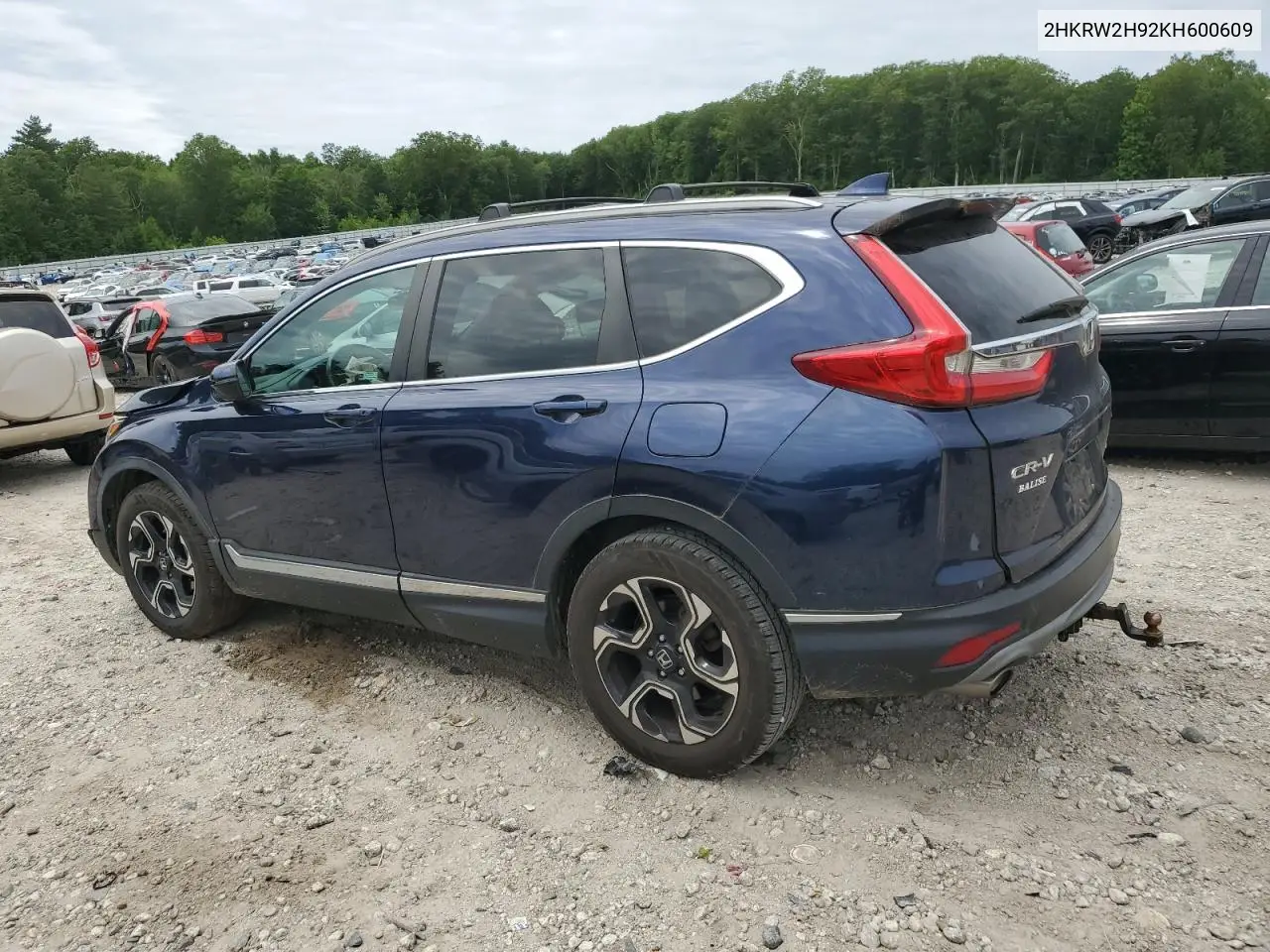 2019 Honda Cr-V Touring VIN: 2HKRW2H92KH600609 Lot: 62427695