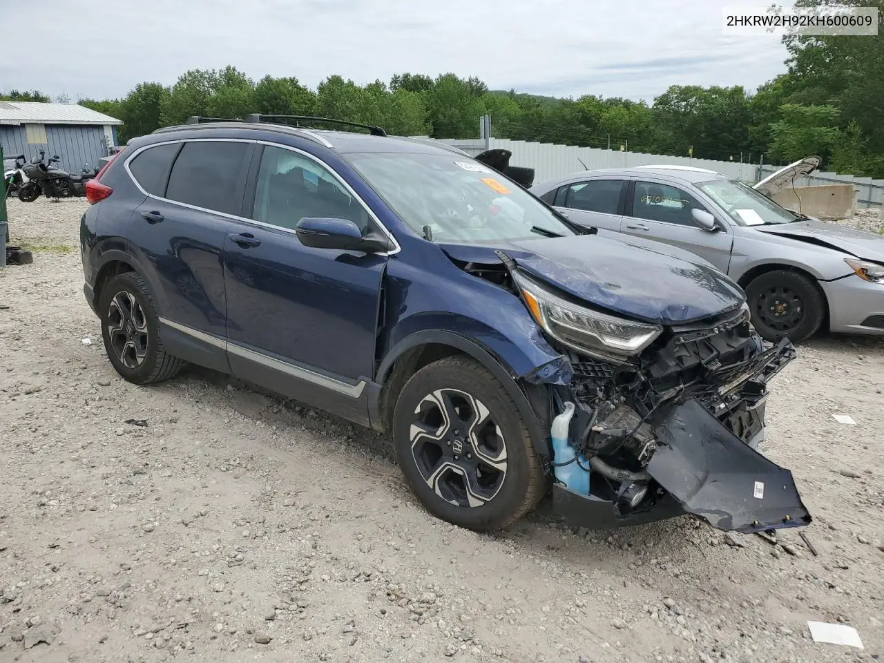 2019 Honda Cr-V Touring VIN: 2HKRW2H92KH600609 Lot: 62427695