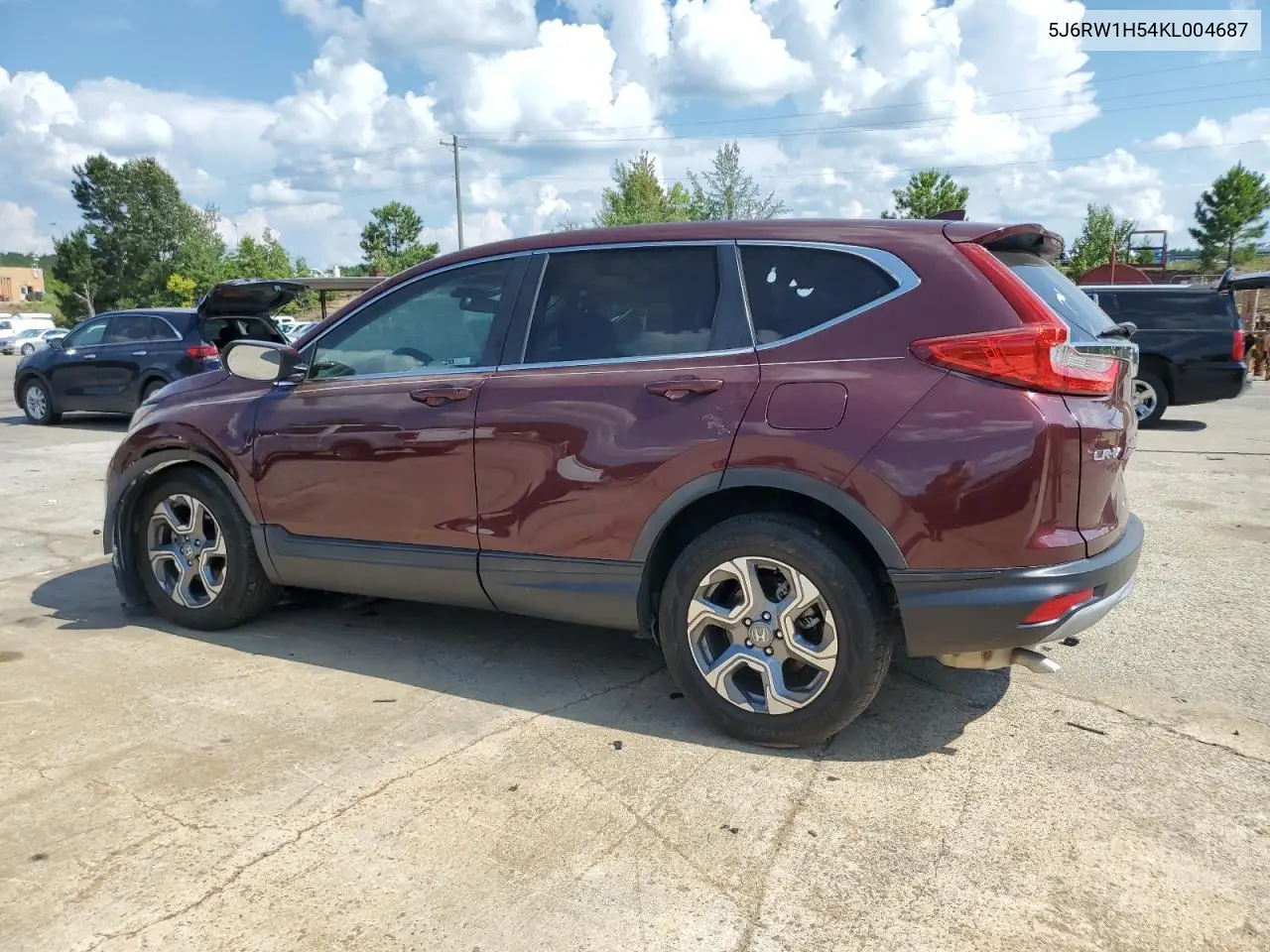 2019 Honda Cr-V Ex VIN: 5J6RW1H54KL004687 Lot: 62534195