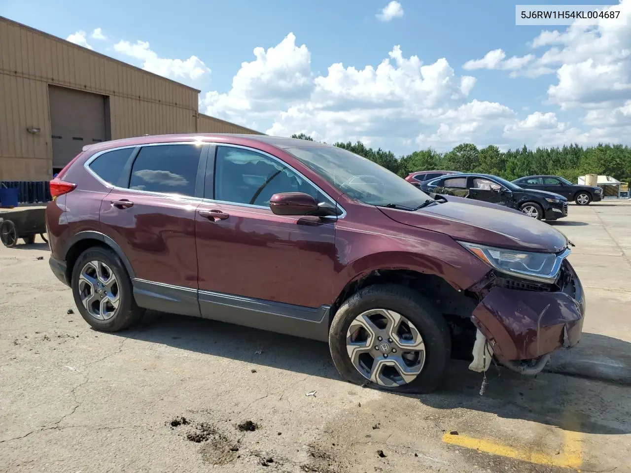 2019 Honda Cr-V Ex VIN: 5J6RW1H54KL004687 Lot: 62534195