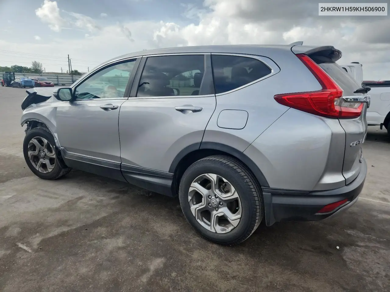 2019 Honda Cr-V Ex VIN: 2HKRW1H59KH506900 Lot: 62832055