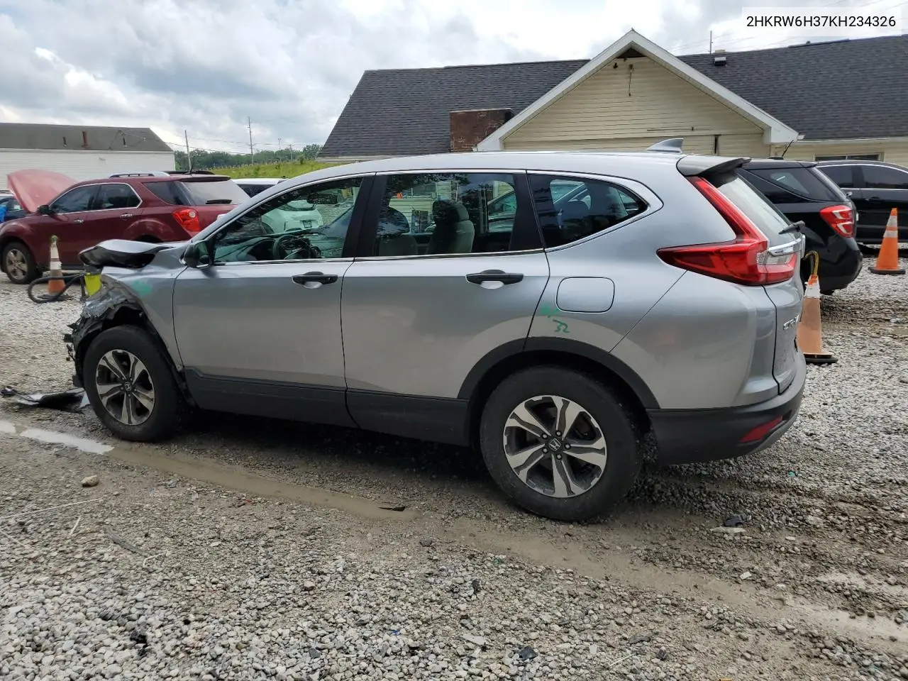 2019 Honda Cr-V Lx VIN: 2HKRW6H37KH234326 Lot: 62838635