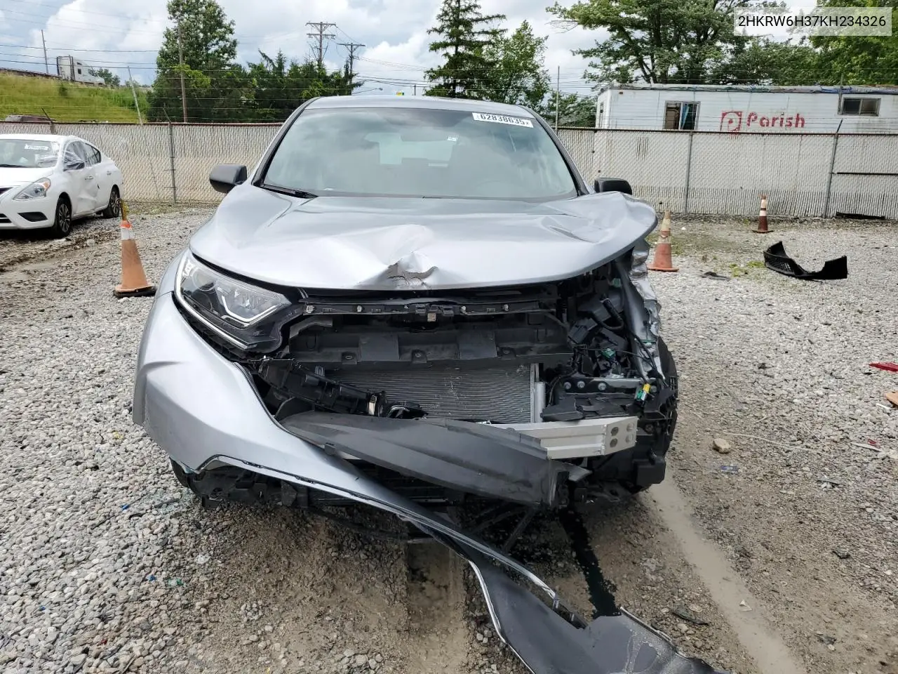 2019 Honda Cr-V Lx VIN: 2HKRW6H37KH234326 Lot: 62838635