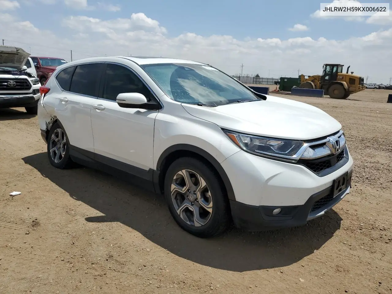 jhlrw2h59kx006622 JHLRW2H59KX006622 2019 Honda Cr-V Ex