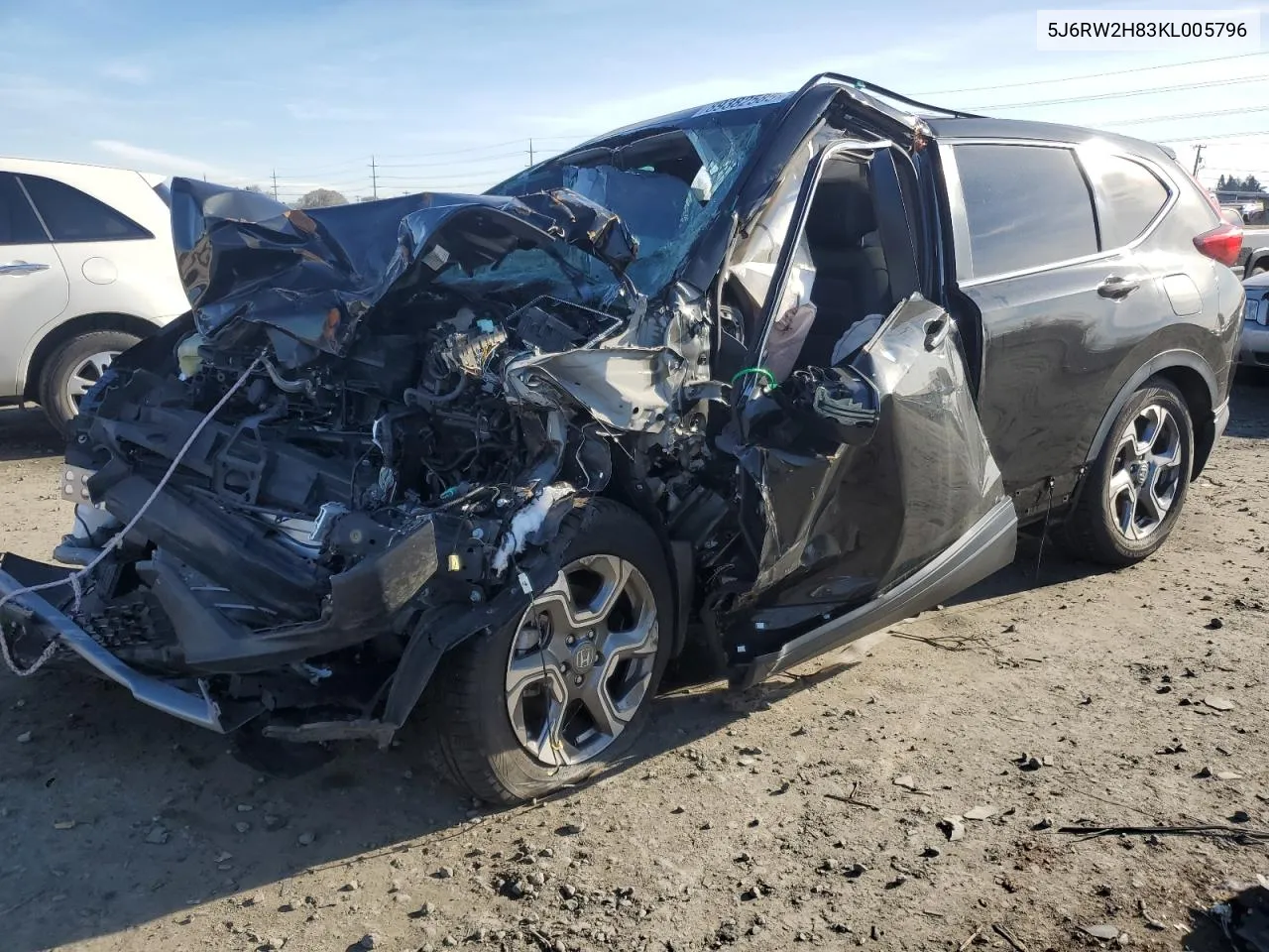 2019 Honda Cr-V Exl VIN: 5J6RW2H83KL005796 Lot: 89382585