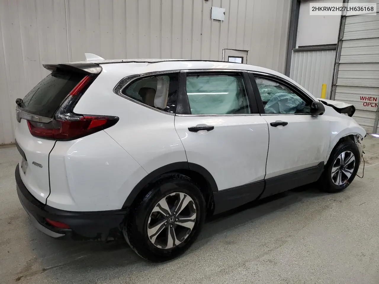 2020 Honda Cr-V Lx VIN: 2HKRW2H27LH636168 Lot: 55423895