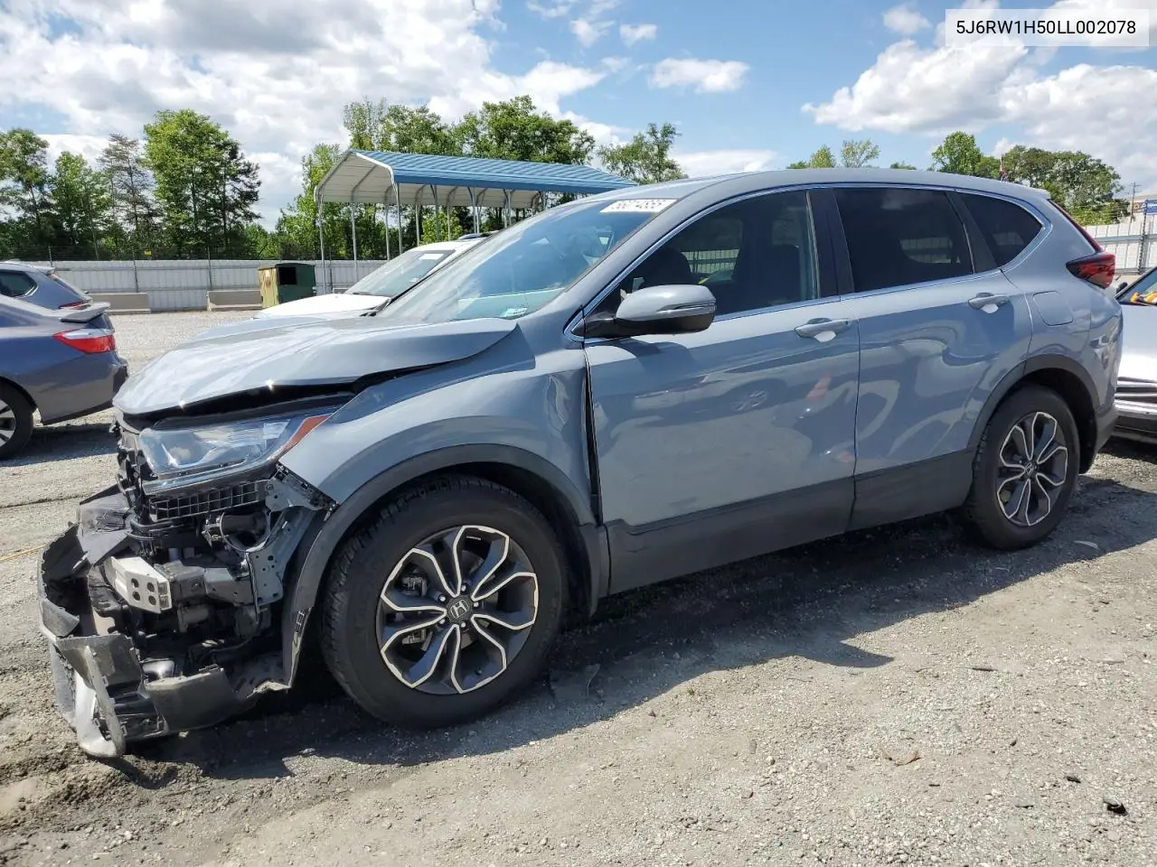2020 Honda Cr-V Ex VIN: 5J6RW1H50LL002078 Lot: 56014855
