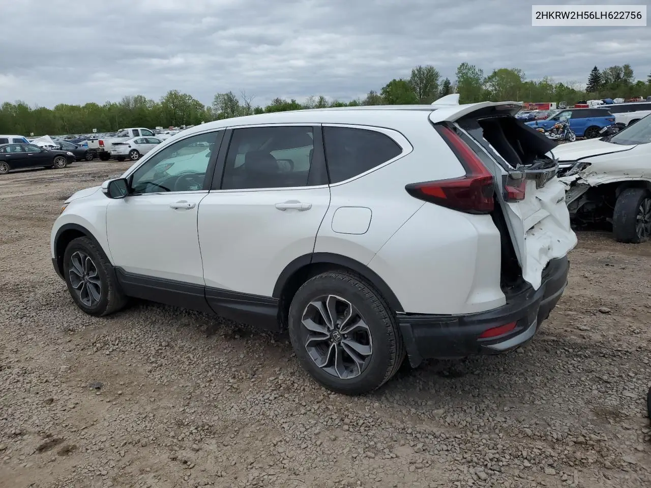 2020 Honda Cr-V Ex VIN: 2HKRW2H56LH622756 Lot: 56529495