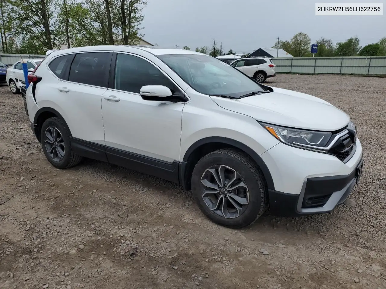 2020 Honda Cr-V Ex VIN: 2HKRW2H56LH622756 Lot: 56529495