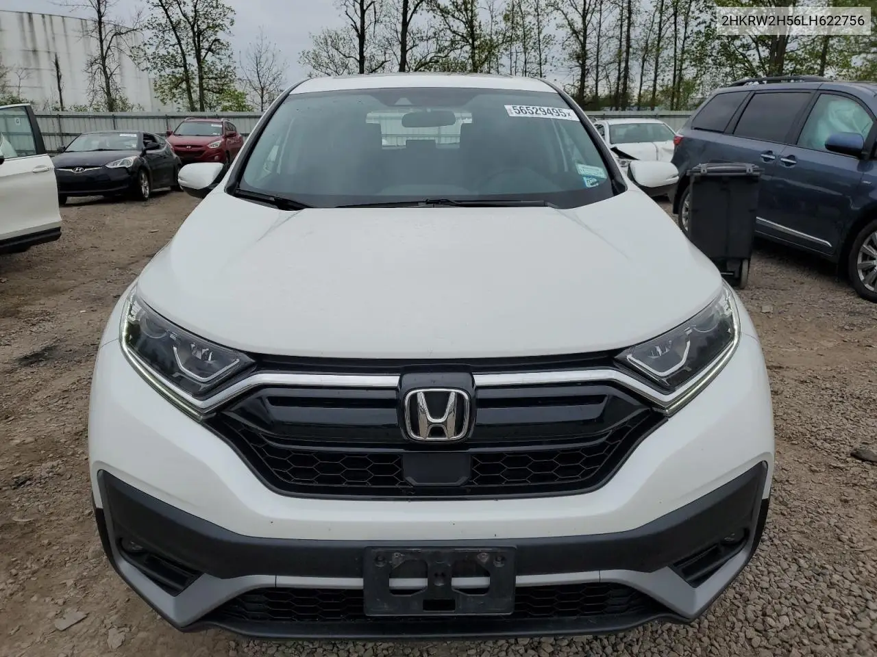 2020 Honda Cr-V Ex VIN: 2HKRW2H56LH622756 Lot: 56529495