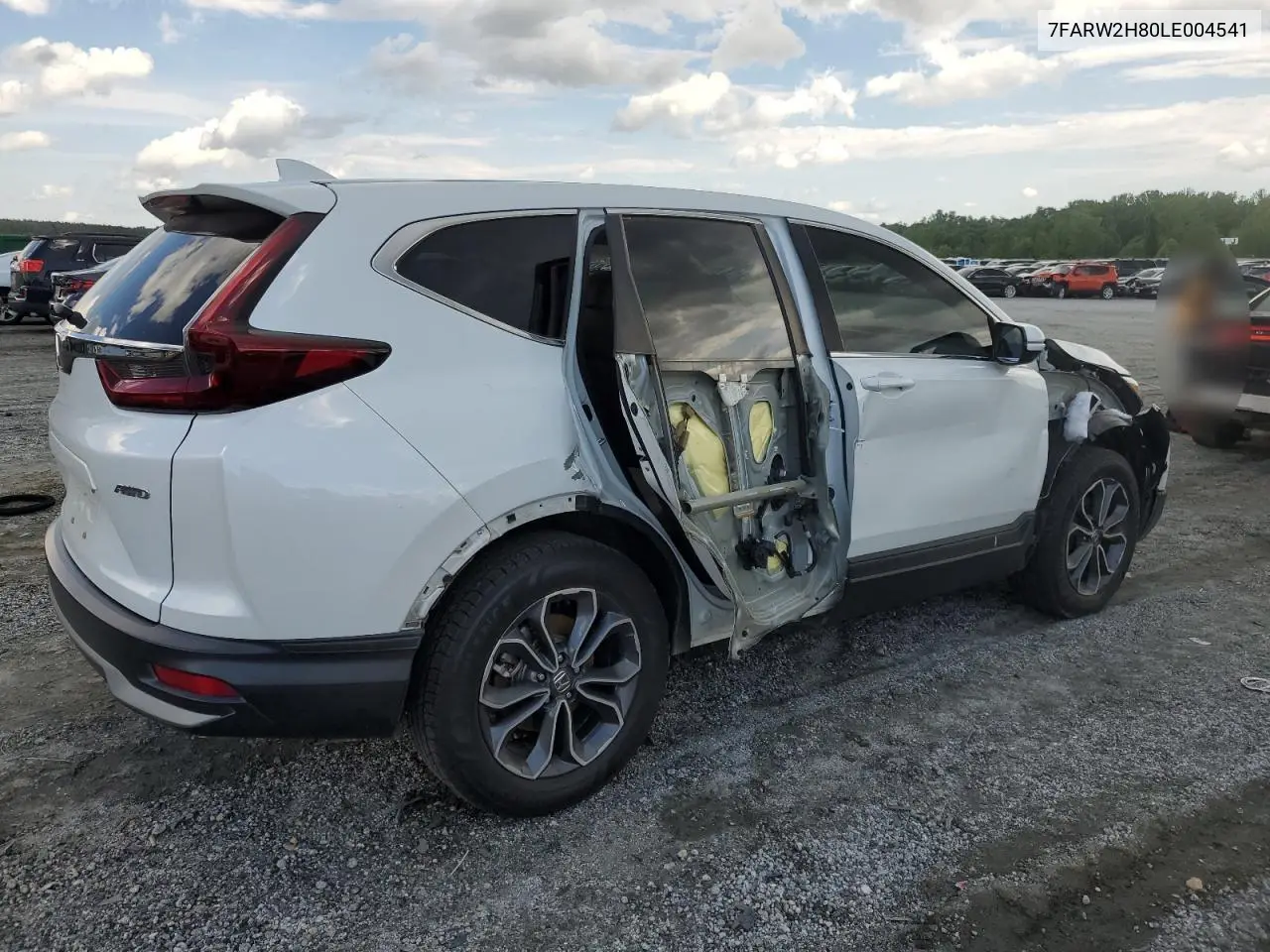 2020 Honda Cr-V Exl VIN: 7FARW2H80LE004541 Lot: 56593935