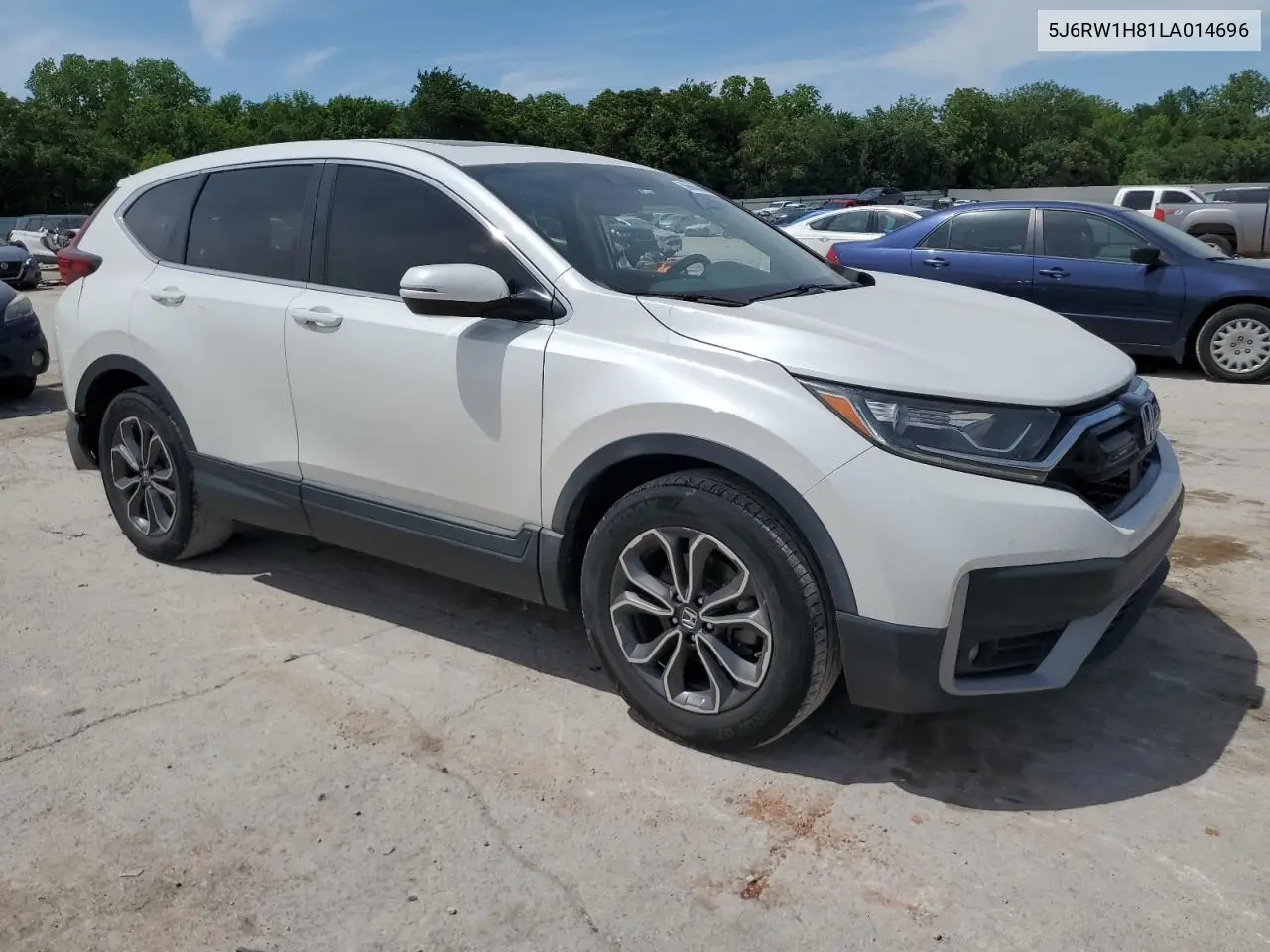 2020 Honda Cr-V Exl VIN: 5J6RW1H81LA014696 Lot: 56666605