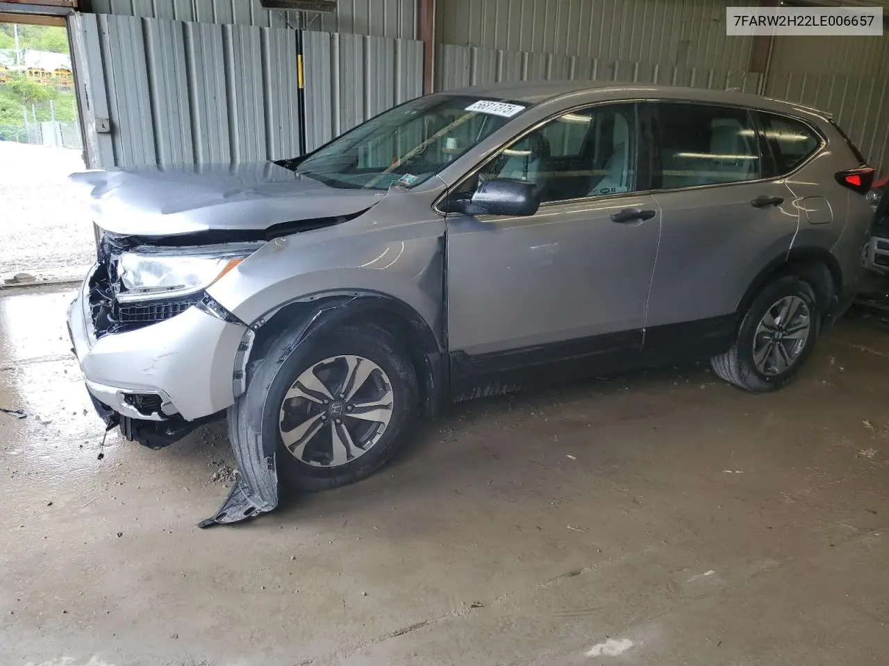 2020 Honda Cr-V Lx VIN: 7FARW2H22LE006657 Lot: 56817375