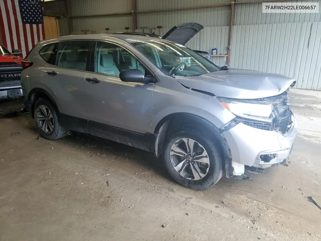 2020 Honda Cr-V Lx VIN: 7FARW2H22LE006657 Lot: 56817375