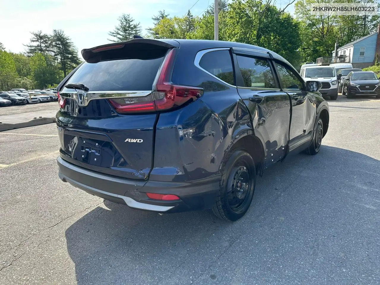 2020 Honda Cr-V Exl VIN: 2HKRW2H85LH603223 Lot: 57043635