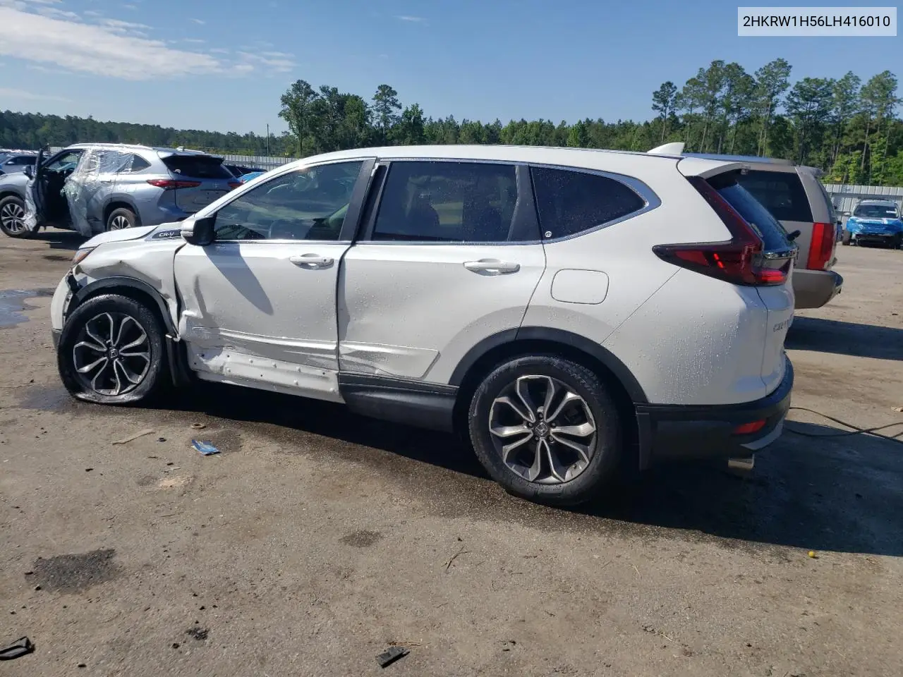 2020 Honda Cr-V Ex VIN: 2HKRW1H56LH416010 Lot: 57068355