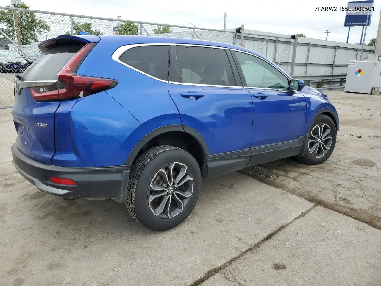 2020 Honda Cr-V Ex VIN: 7FARW2H55LE009501 Lot: 58695985