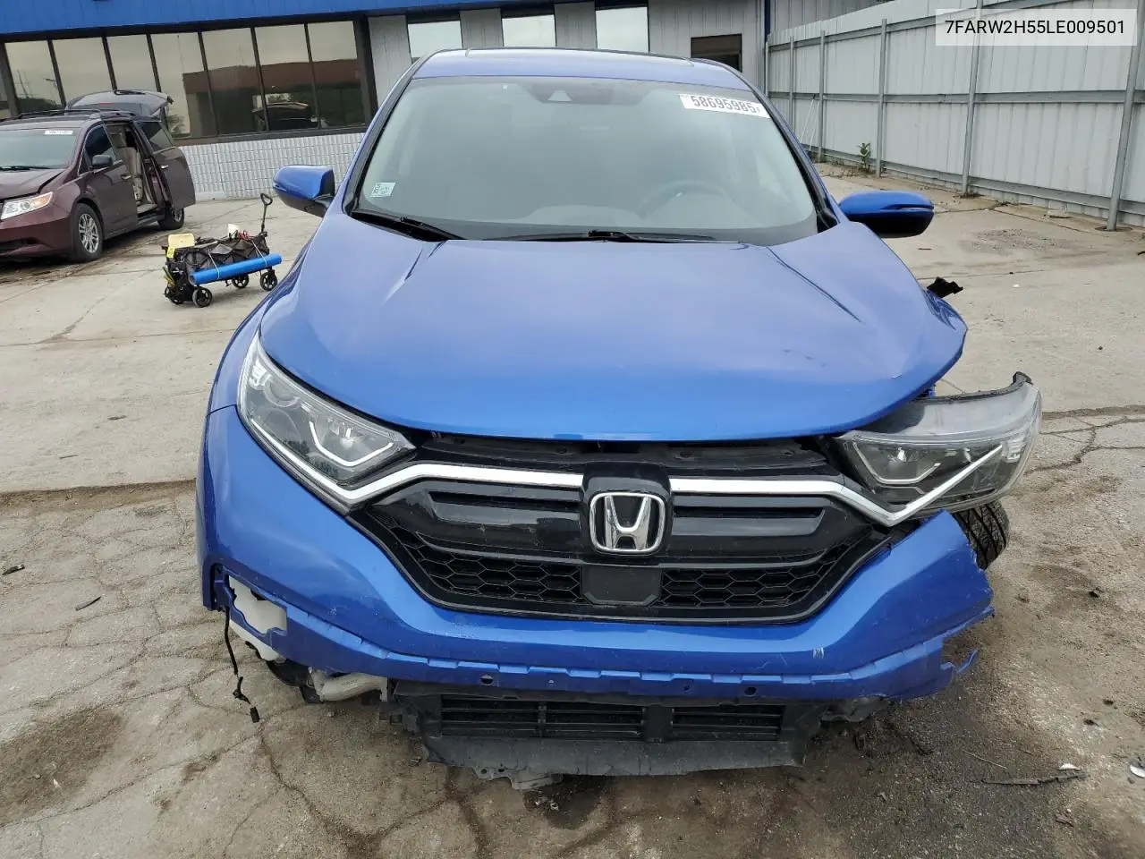 2020 Honda Cr-V Ex VIN: 7FARW2H55LE009501 Lot: 58695985