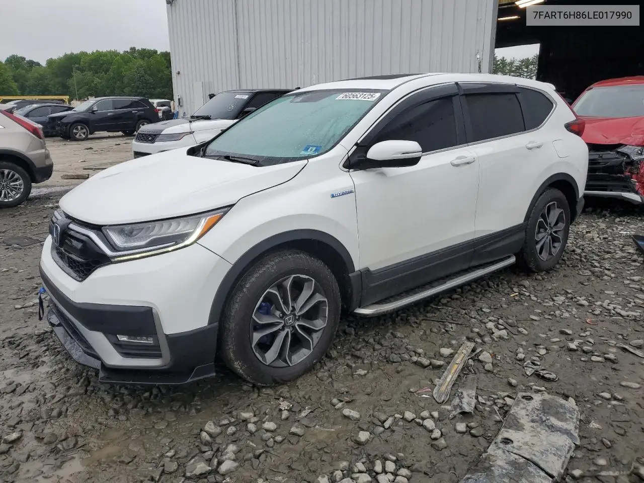 2020 Honda Cr-V Exl VIN: 7FART6H86LE017990 Lot: 60563125