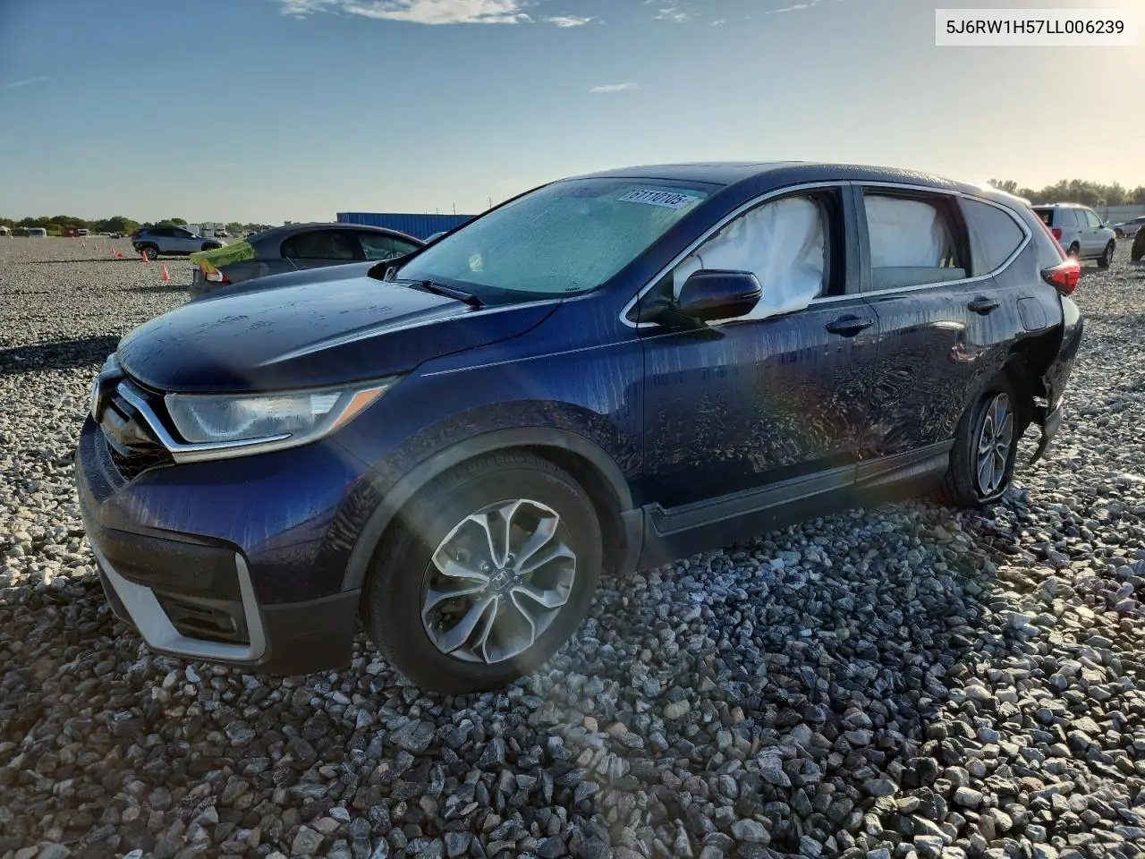 2020 Honda Cr-V Ex VIN: 5J6RW1H57LL006239 Lot: 61110105