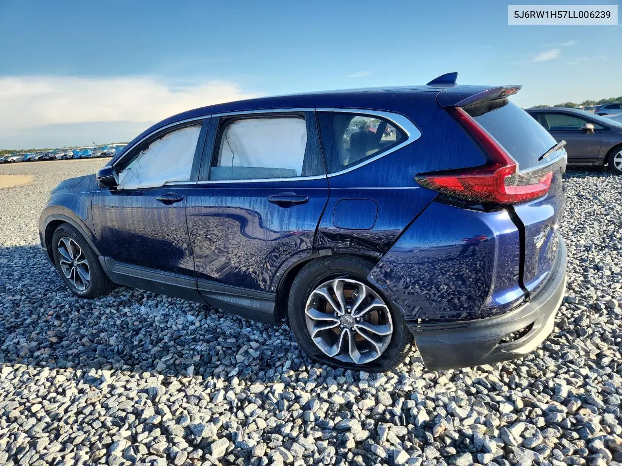 2020 Honda Cr-V Ex VIN: 5J6RW1H57LL006239 Lot: 61110105