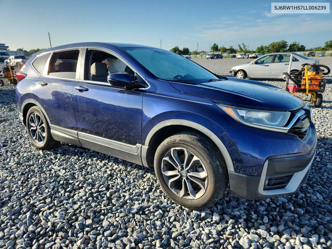 2020 Honda Cr-V Ex VIN: 5J6RW1H57LL006239 Lot: 61110105