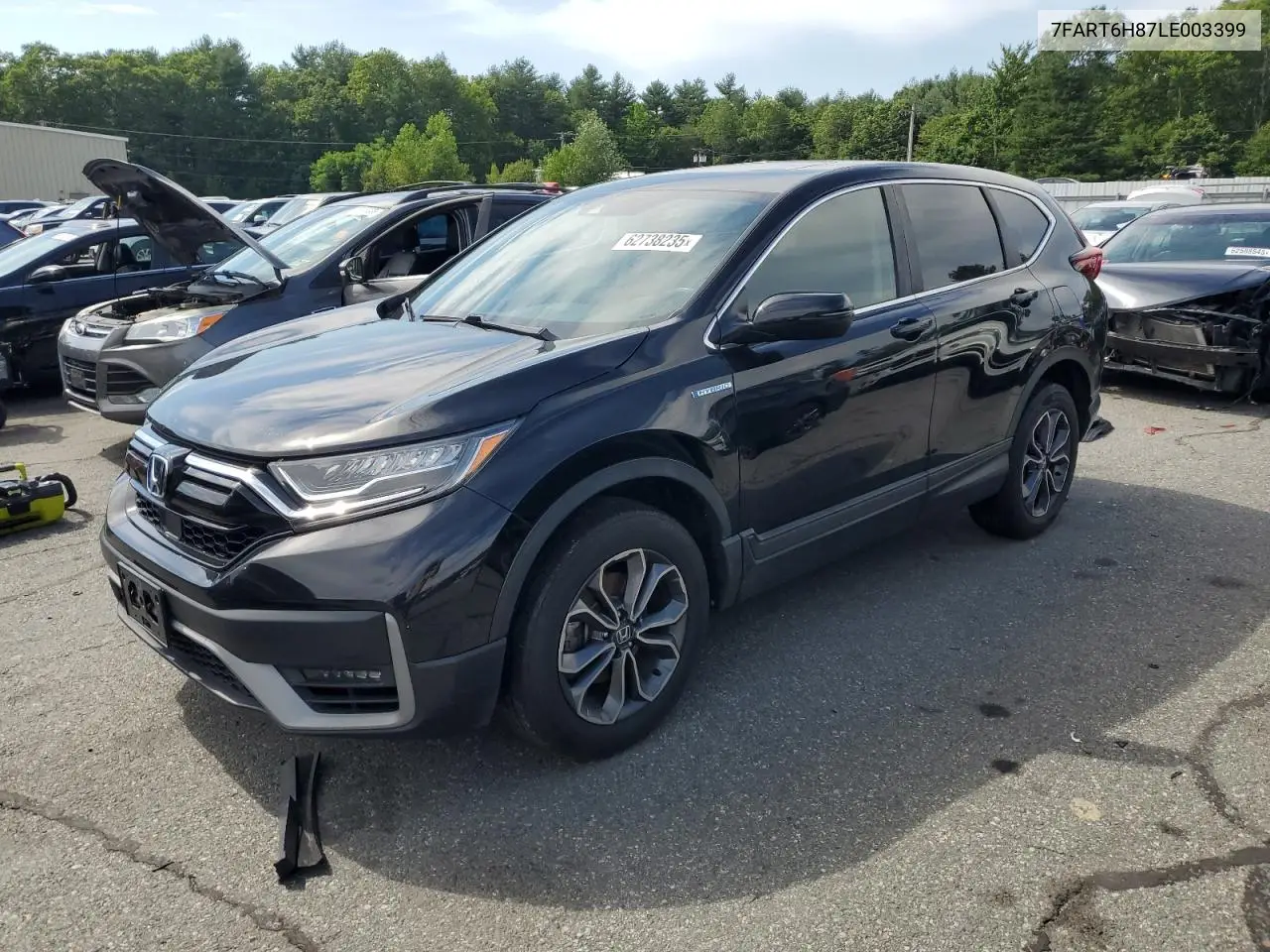 2020 Honda Cr-V Exl VIN: 7FART6H87LE003399 Lot: 62738235