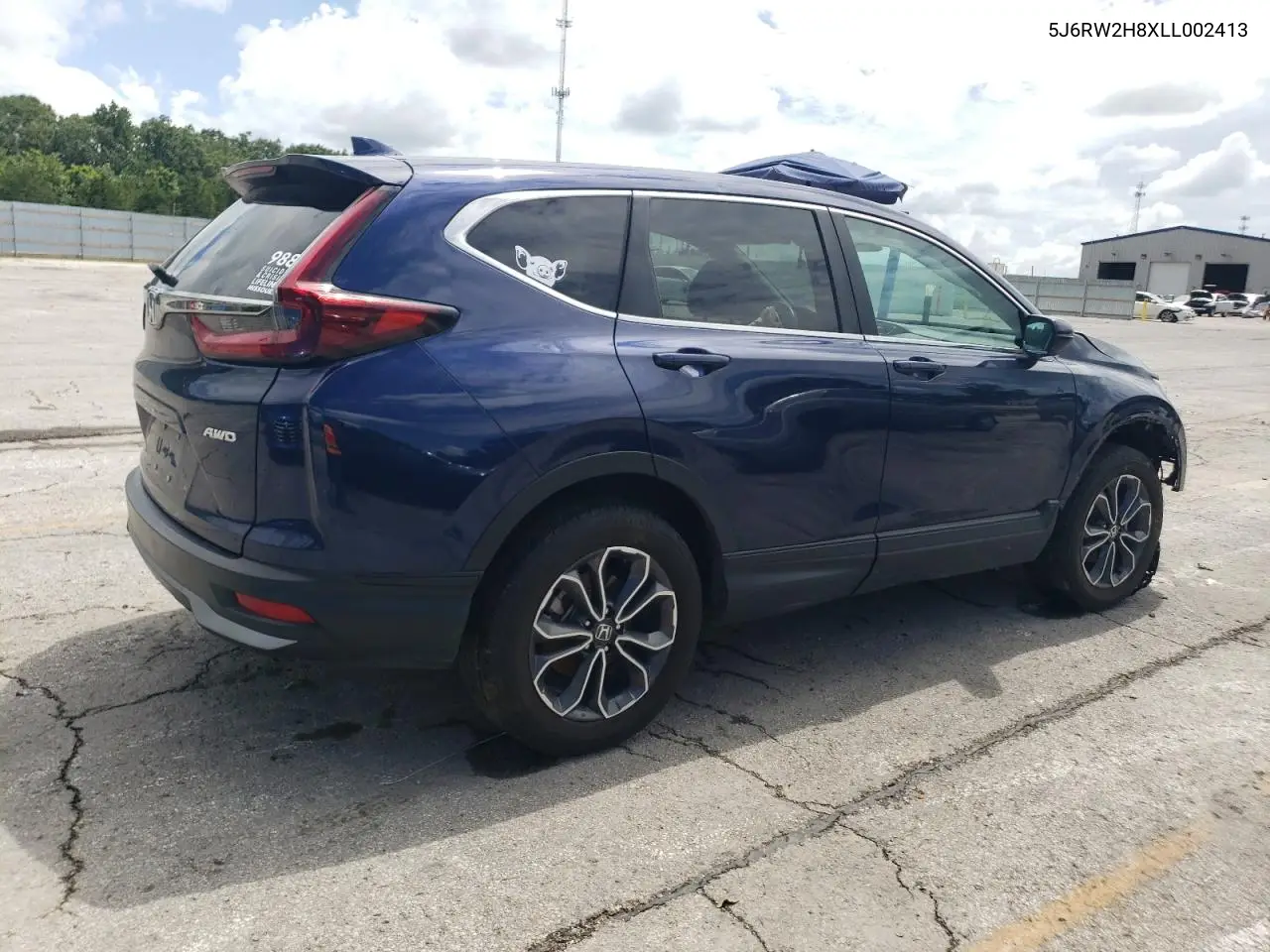 2020 Honda Cr-V Exl VIN: 5J6RW2H8XLL002413 Lot: 62750655