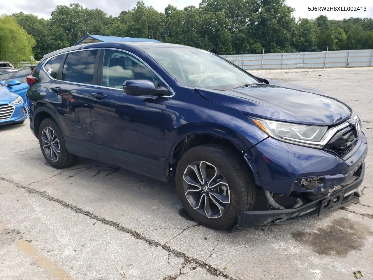 2020 Honda Cr-V Exl VIN: 5J6RW2H8XLL002413 Lot: 62750655
