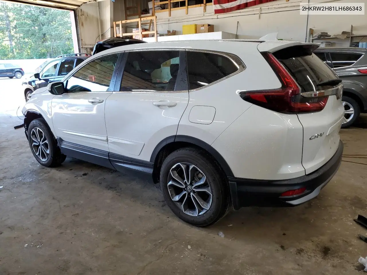 2020 Honda Cr-V Exl VIN: 2HKRW2H81LH686343 Lot: 62900215