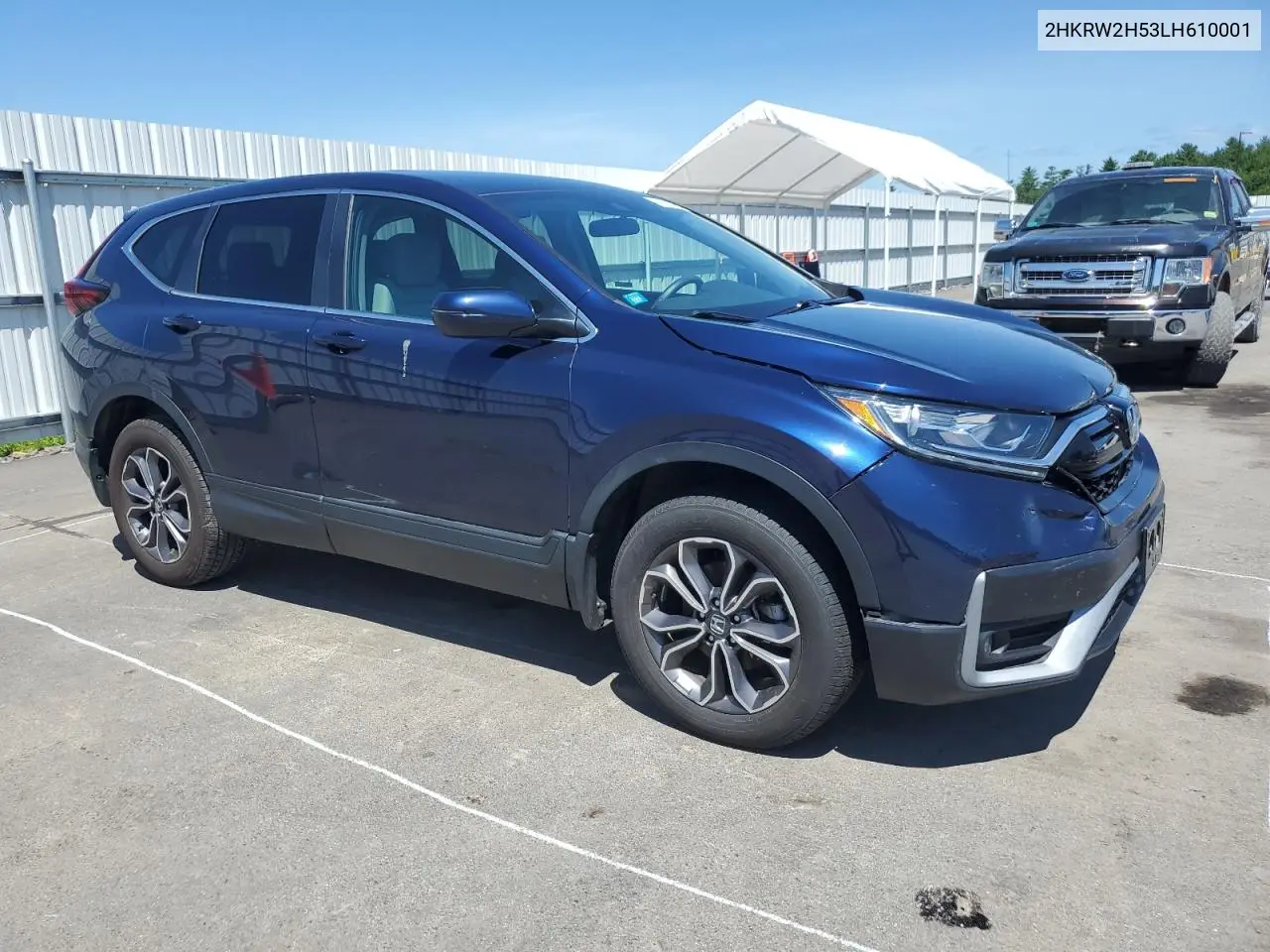 2020 Honda Cr-V Ex VIN: 2HKRW2H53LH610001 Lot: 62935565