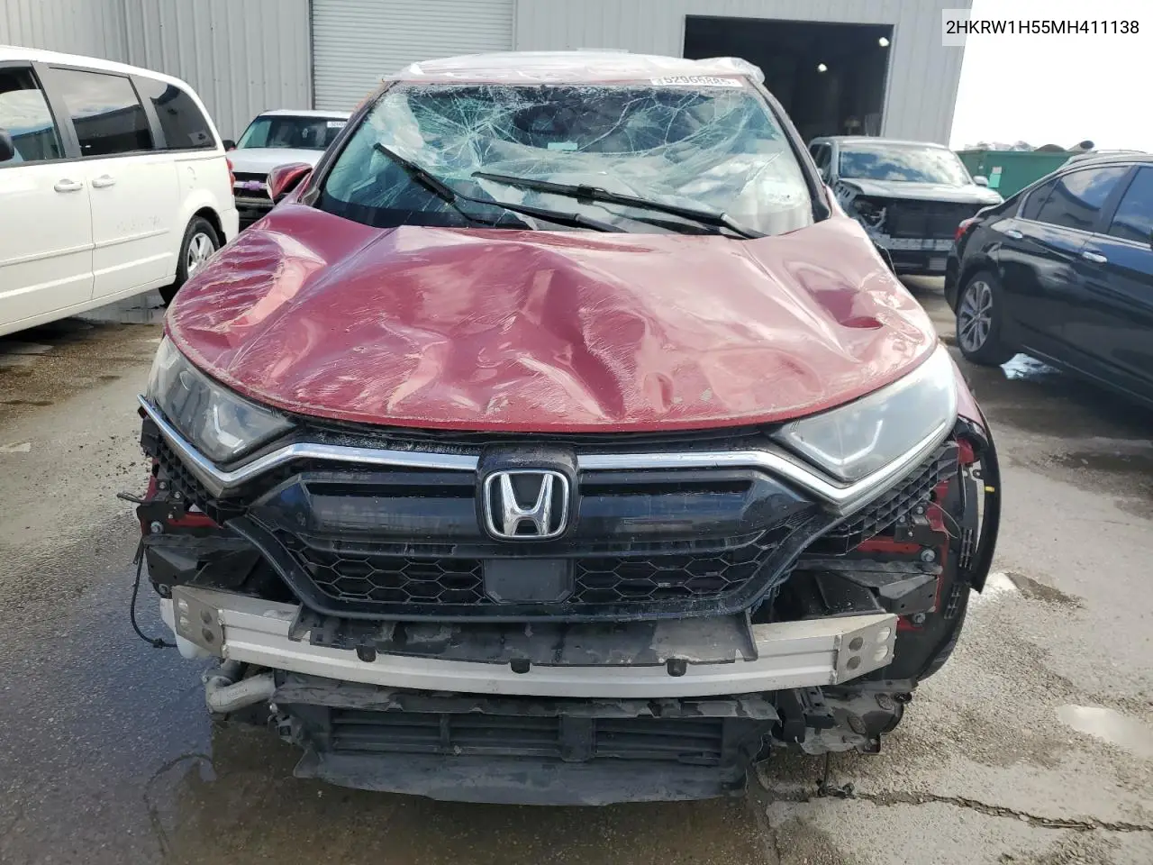 2021 Honda Cr-V Ex VIN: 2HKRW1H55MH411138 Lot: 52966885