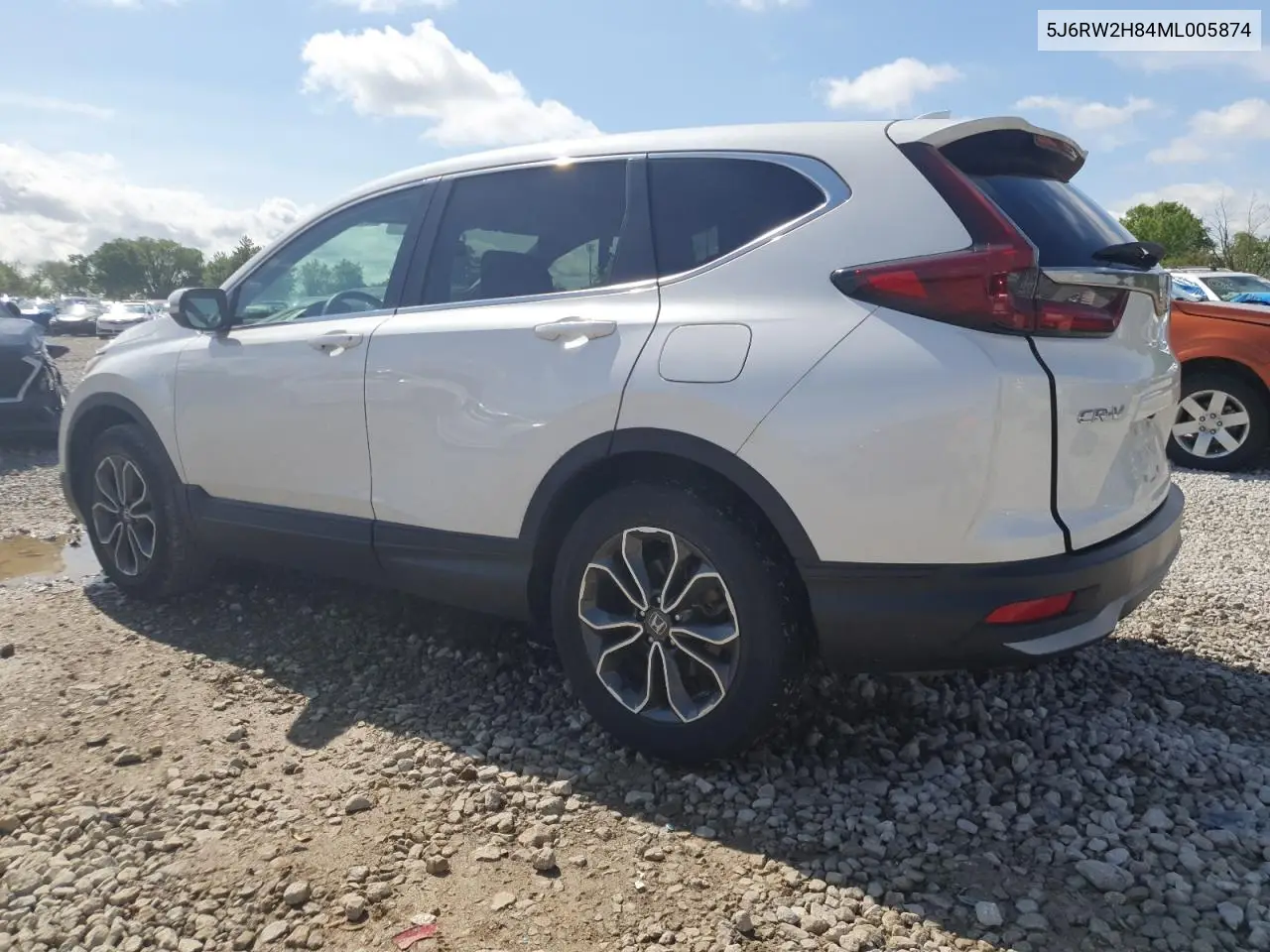2021 Honda Cr-V Exl VIN: 5J6RW2H84ML005874 Lot: 56512365